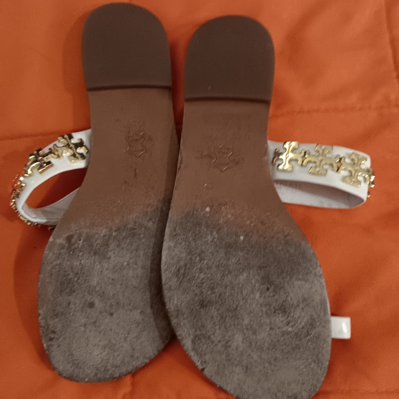 Tory Burch Sandals Womens 6.5  Leather Slides - Picture 5 of 7